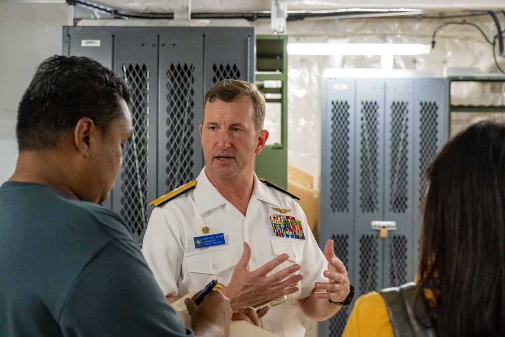 COMLOG WESTPAC Visits USNS City of Bismarck