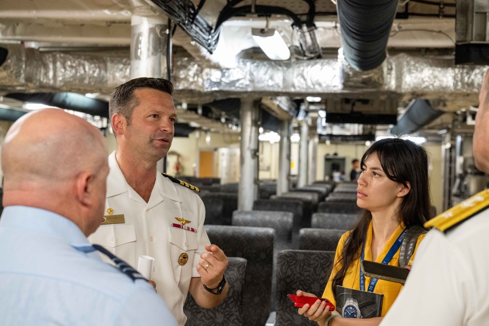 COMLOG WESTPAC Visits USNS City of Bismarck