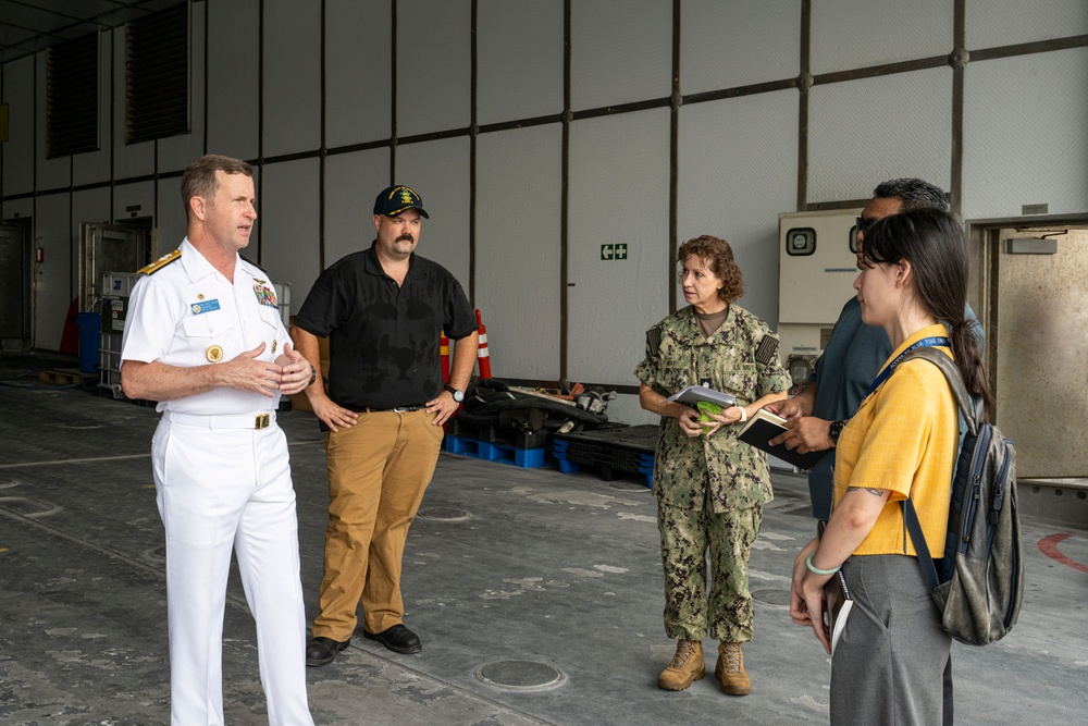 COMLOG WESTPAC Visits USNS City of Bismarck