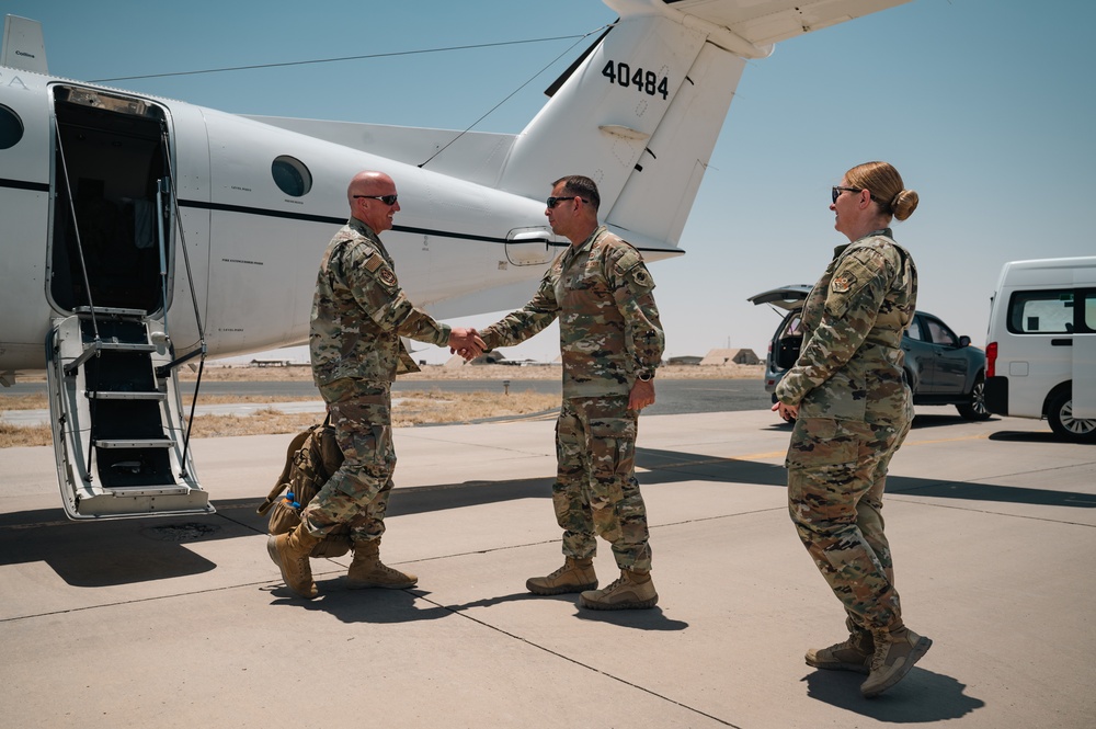 CMSAF visits deployed Airmen at the 386th Air Expeditionary Wing