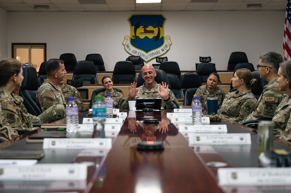 CMSAF visits deployed Airmen at the 386th Air Expeditionary Wing