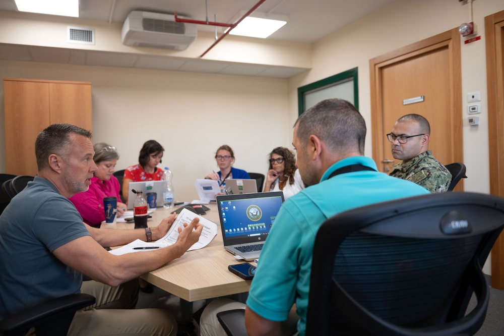 Tabletop Exercise Helps NAVFAC EURAFCENT Develop its Wartime Responses