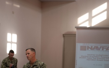 Tabletop Exercise Helps NAVFAC EURAFCENT Develop its Wartime Responses