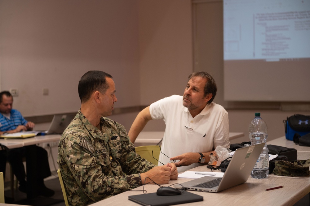 Tabletop Exercise Helps NAVFAC EURAFCENT Develop its Wartime Responses