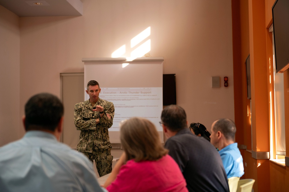 Tabletop Exercise Helps NAVFAC EURAFCENT Develop its Wartime Responses