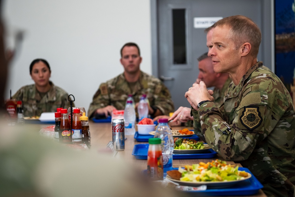 AFCENT commander visits the 379th AEW