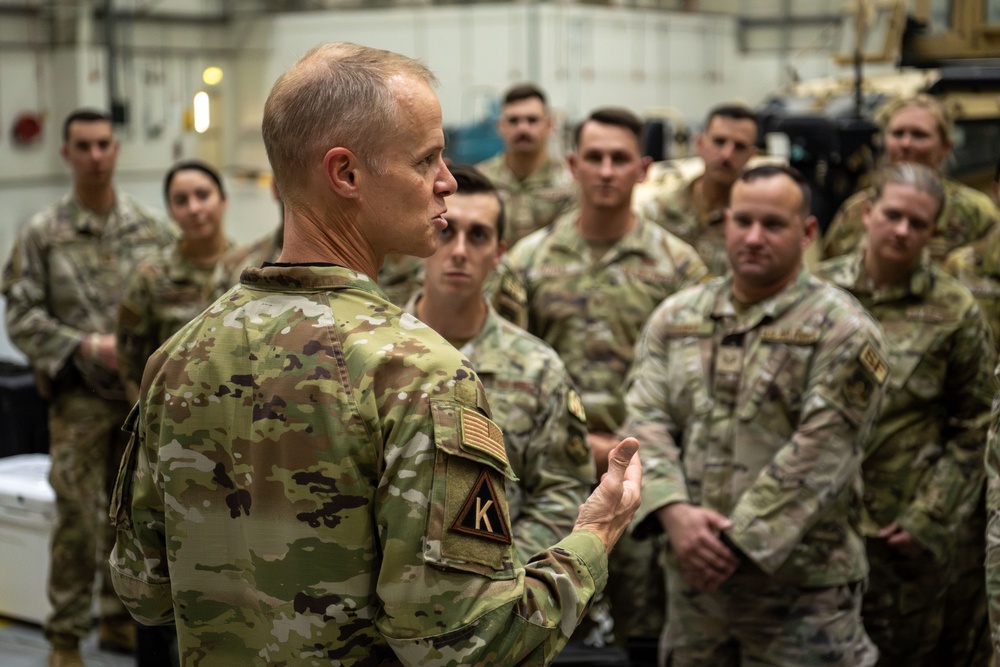 AFCENT commander visits the 379th AEW