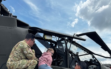 Soldiers of the 12th CAB Finish Support for the Farnborough International Airshow