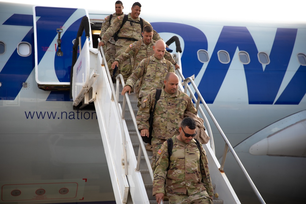 The 130th Engineer Battalion arrives home