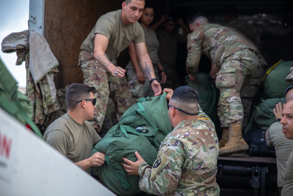 The 130th Engineer Battalion arrives home