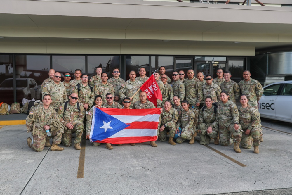 The 130th Engineer Battalion arrives home