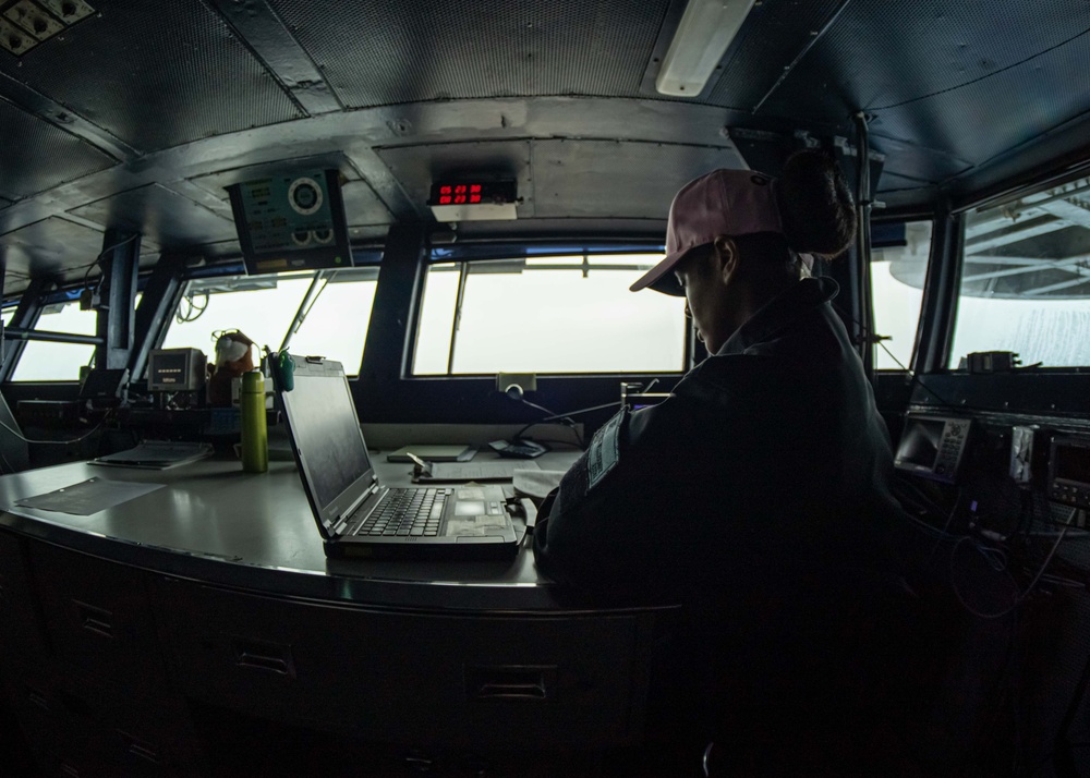 USS Theodore Roosevelt Conducts Fueling-At-Sea with USS Daniel Inouye