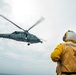 Sailors Conduct Cargo Transfer Aboard USS Harpers Ferry