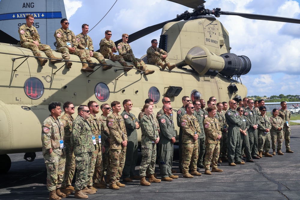 Soldiers of the 12th CAB Finish Support for the Farnborough International Airshow