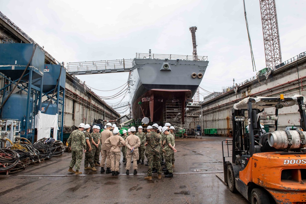 NROTC Midshipmen Visit USS James E. Williams
