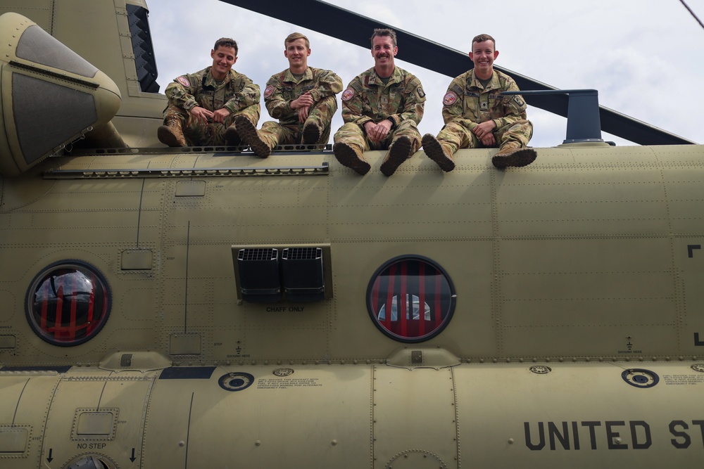 Soldiers of the 12th CAB Finish Support for the Farnborough International Airshow