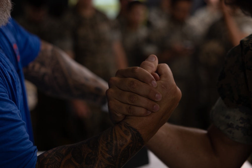 2d Battalion, 6th Marine Regiment Conducts Arm Wrestling Event