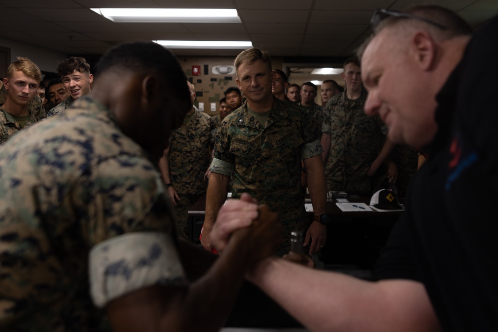 2d Battalion, 6th Marine Regiment Conducts Arm Wrestling Event