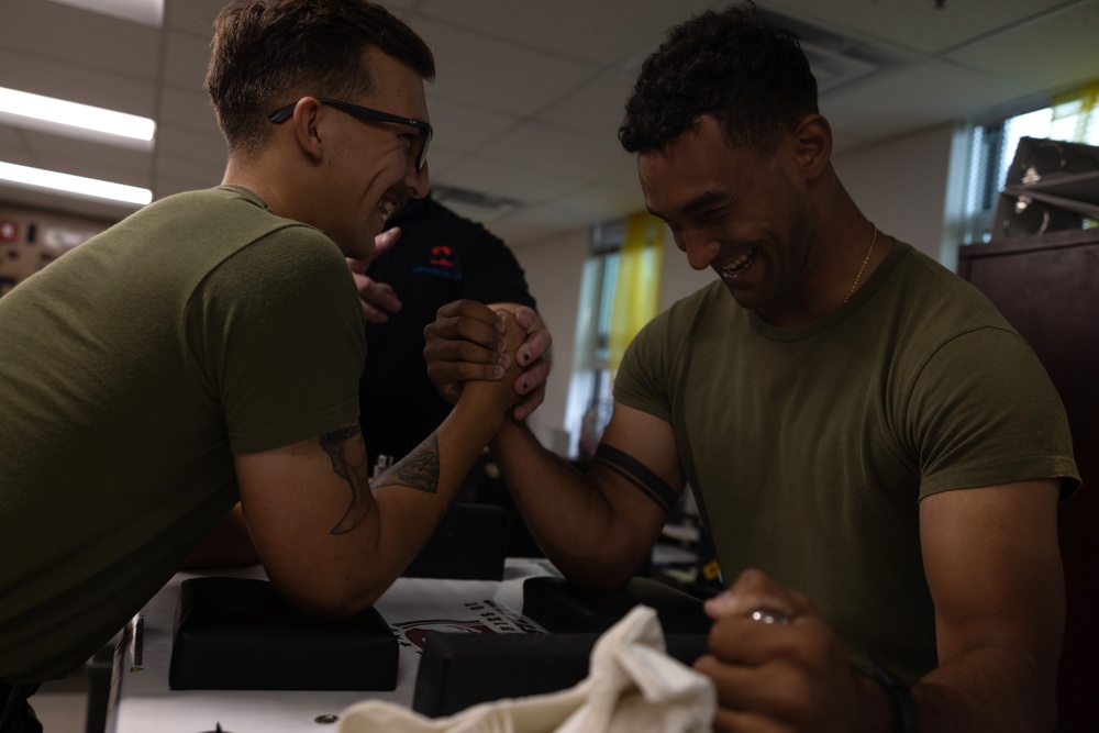2d Battalion, 6th Marine Regiment Conducts Arm Wrestling Event