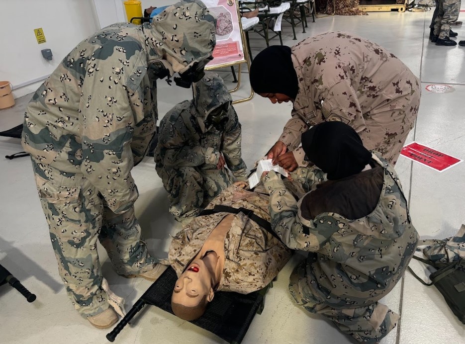 USAMRDC Mobile Training Team Supports Joint Multinational Effort in United Arab Emirates