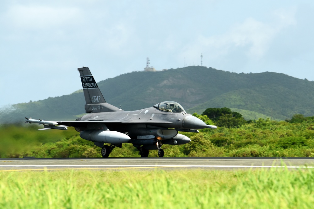 Caribbean Fox Take-Offs