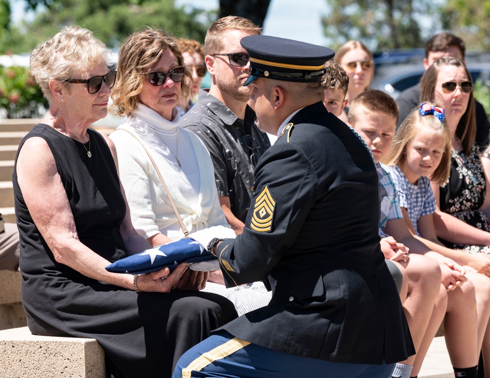 Memorial Service for USAAF Staff Sgt. George E. Davies