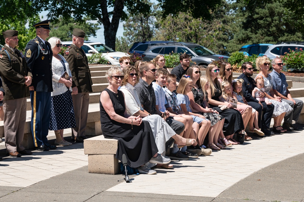 Memorial Service for USAAF Staff Sgt. George E. Davies