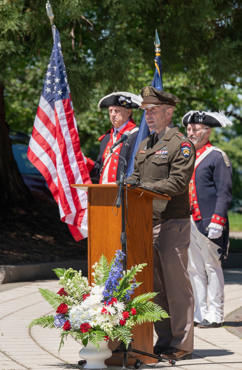 Memorial Service for USAAF Staff Sgt. George E. Davies