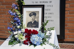 Memorial Service for USAAF Staff Sgt. George E. Davies