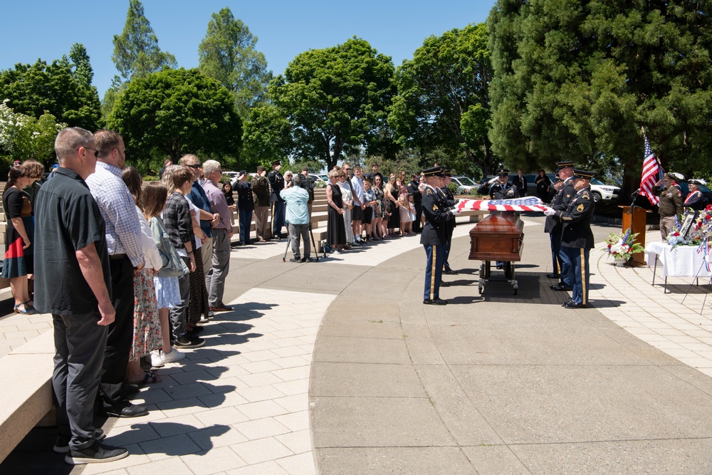 Memorial Service for USAAF Staff Sgt. George E. Davies