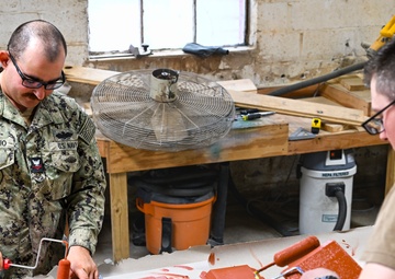 CBMU 202 Seabees Renovate Structure on JEB Little Creek-Fort Story
