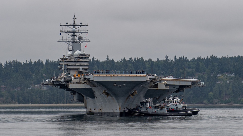 USS Ronald Reagan (CVN 76) visits Naval Magazine Indian Island during routine operations