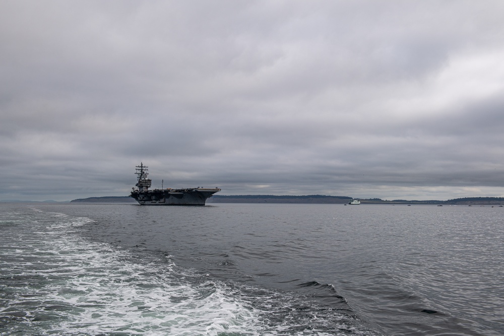 USS Ronald Reagan (CVN 76) visits Naval Magazine Indian Island during routine operations