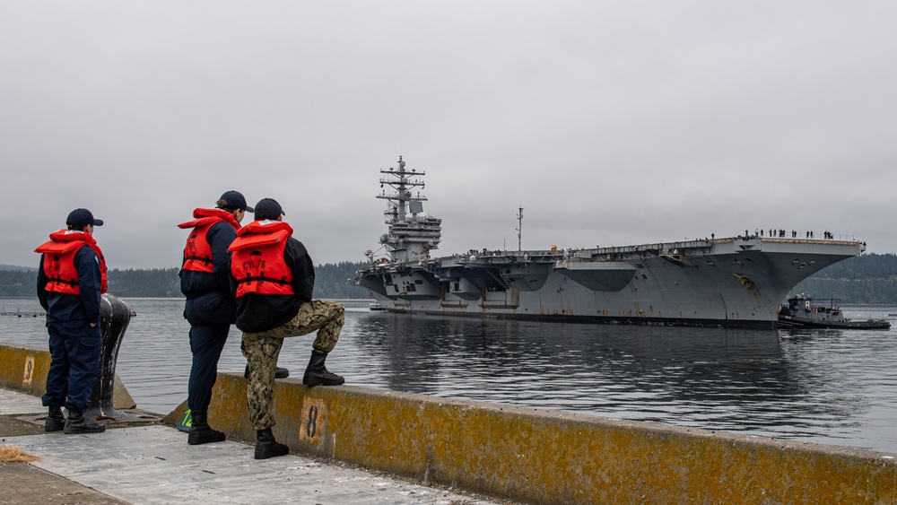 USS Ronald Reagan (CVN 76) visits Naval Magazine Indian Island during routine operations