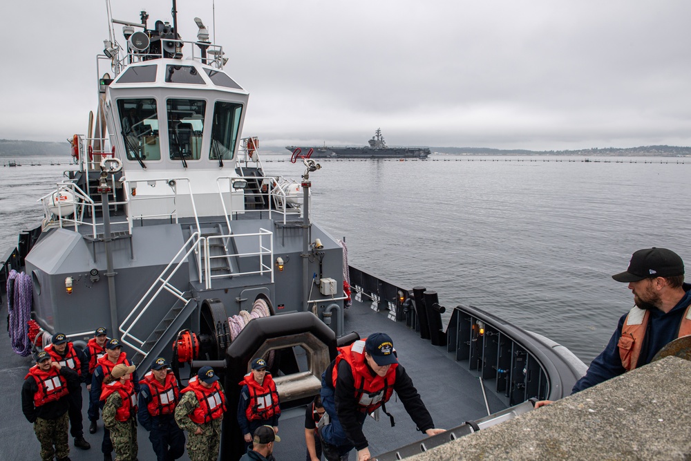 USS Ronald Reagan (CVN 76) visits Naval Magazine Indian Island during routine operations