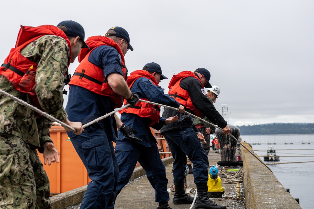 USS Ronald Reagan (CVN 76) visits Naval Magazine Indian Island during routine operations