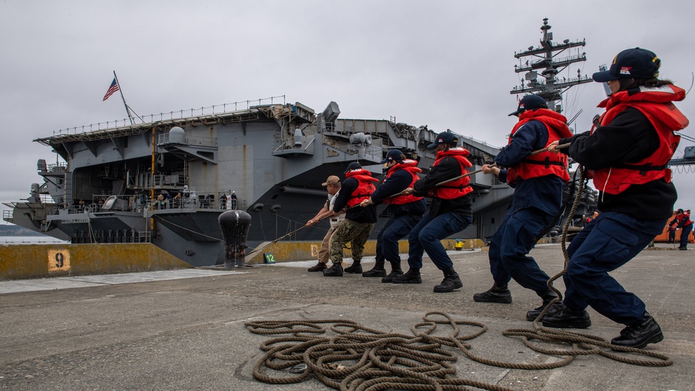 USS Ronald Reagan (CVN 76) visits Naval Magazine Indian Island during routine operations