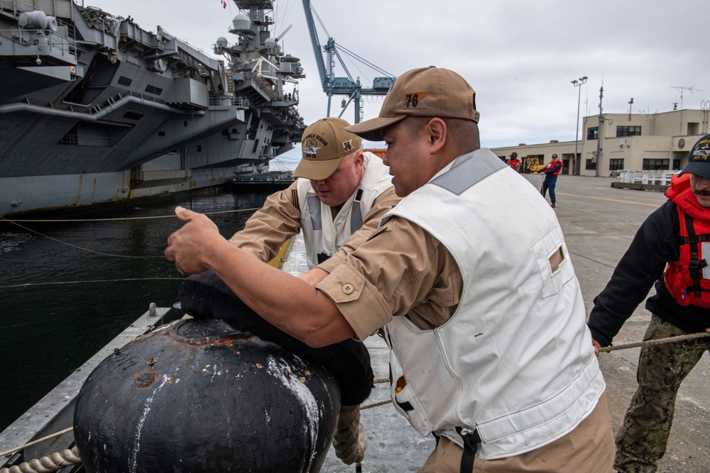 USS Ronald Reagan (CVN 76) visits Naval Magazine Indian Island during routine operations