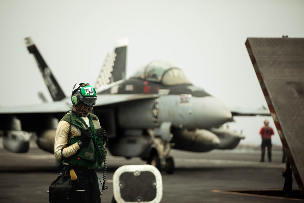 USS Theodore Roosevelt Conducts Flight Operations