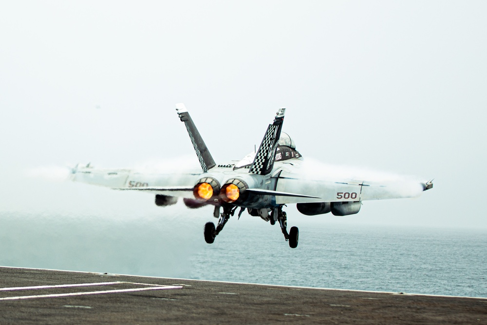 USS Theodore Roosevelt Conducts Flight Operations