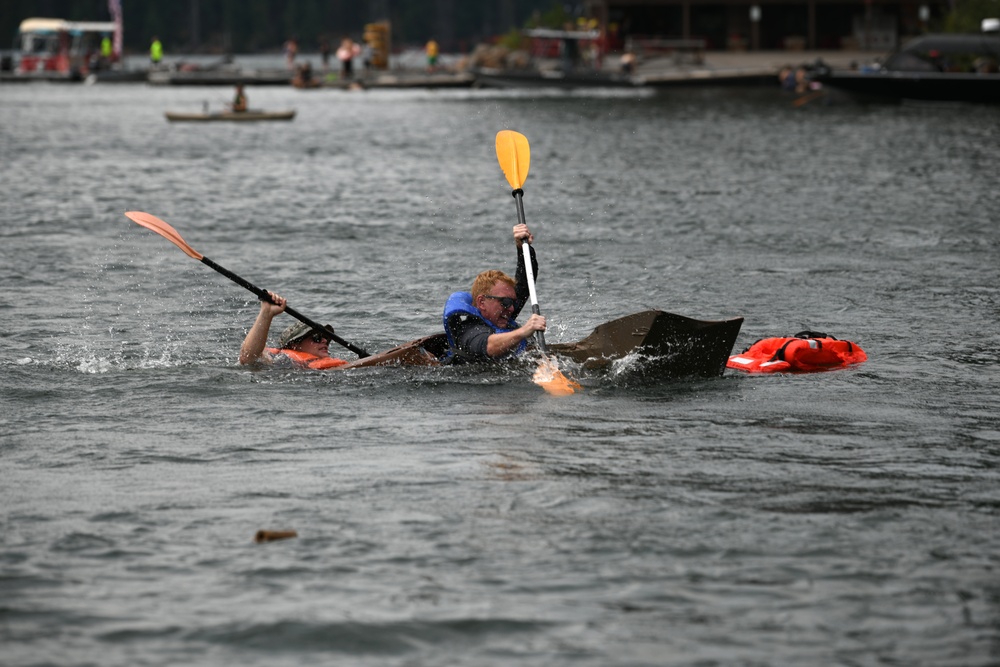 Kingsley Field Cardboard Boat Race