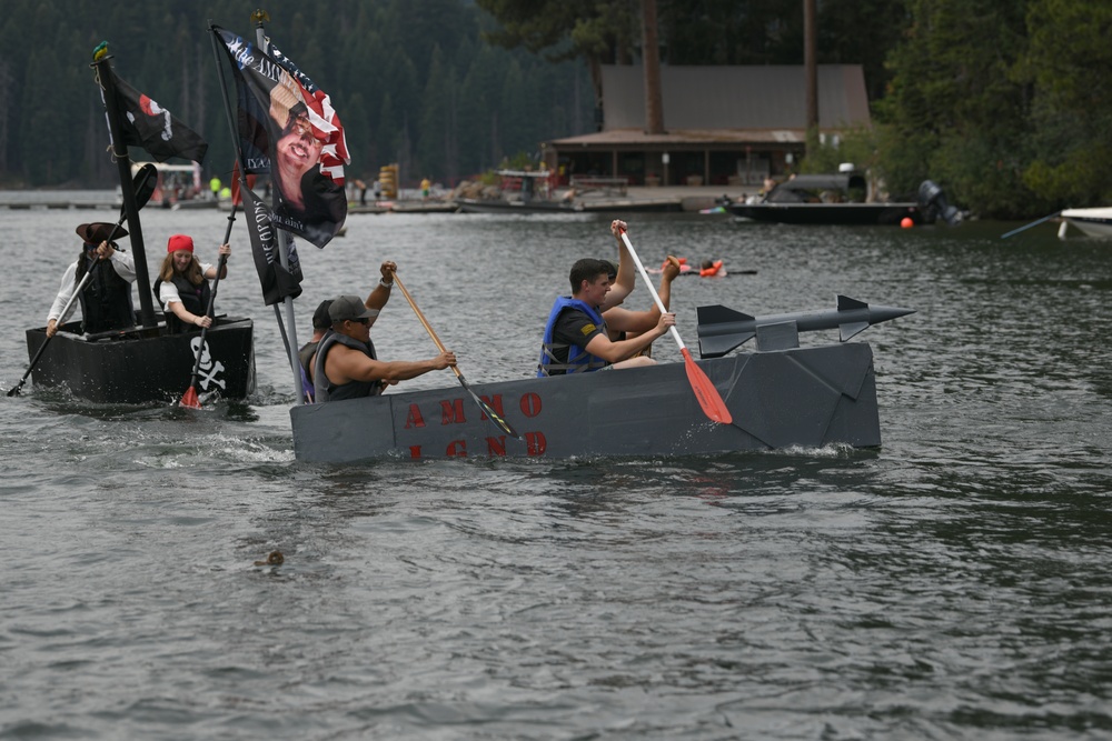 Kingsley Field Cardboard Boat Race