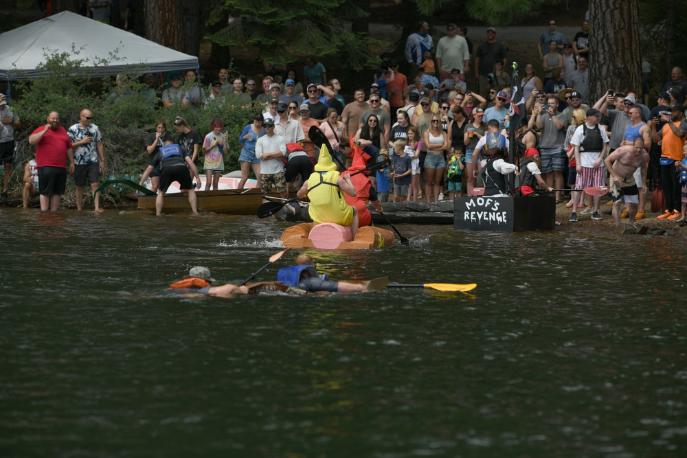 Kingsley Field Cardboard Boat Race