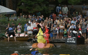 Kingsley Field Cardboard Boat Race