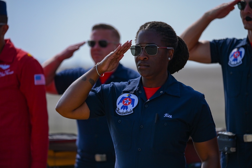 Thunderbirds soar over F.E. Warren