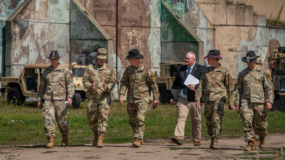 V Corps Commanding General assesses the First Team’s capabilities in Poland