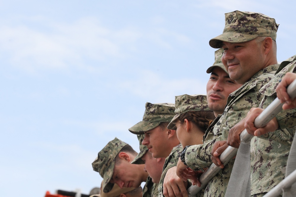 USNS Burlington and the Continuing Promise 2024 team depart Costa Rica