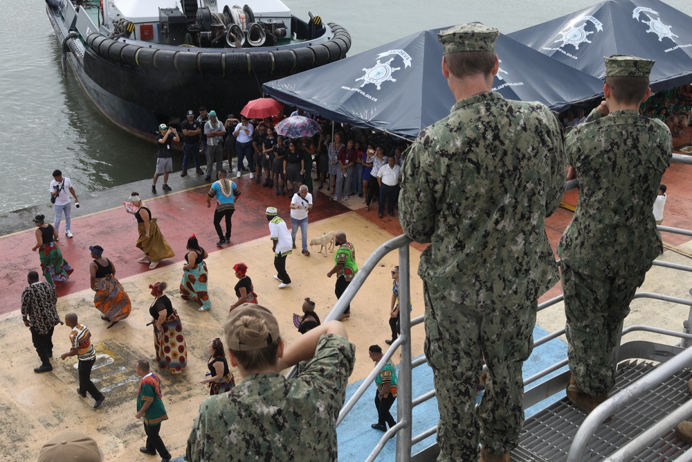 USNS Burlington and the Continuing Promise 2024 team depart Costa Rica