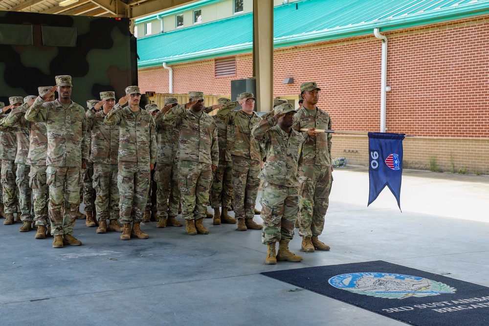 Sustainment Soldiers Host Change of Command