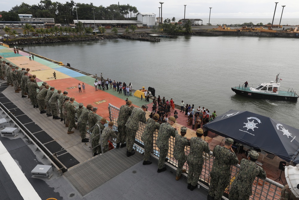 USNS Burlington and the Continuing Promise 2024 team depart Costa Rica